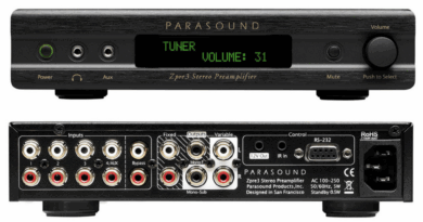 Parasound Zpre voor- en achterkant